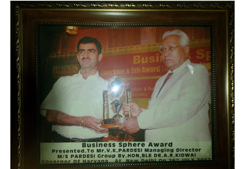 Pardesi Group Business Sphere Award